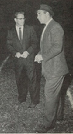 Edwards (right) with Harry West kn 1960, became Vikings' head coach in 1961.
