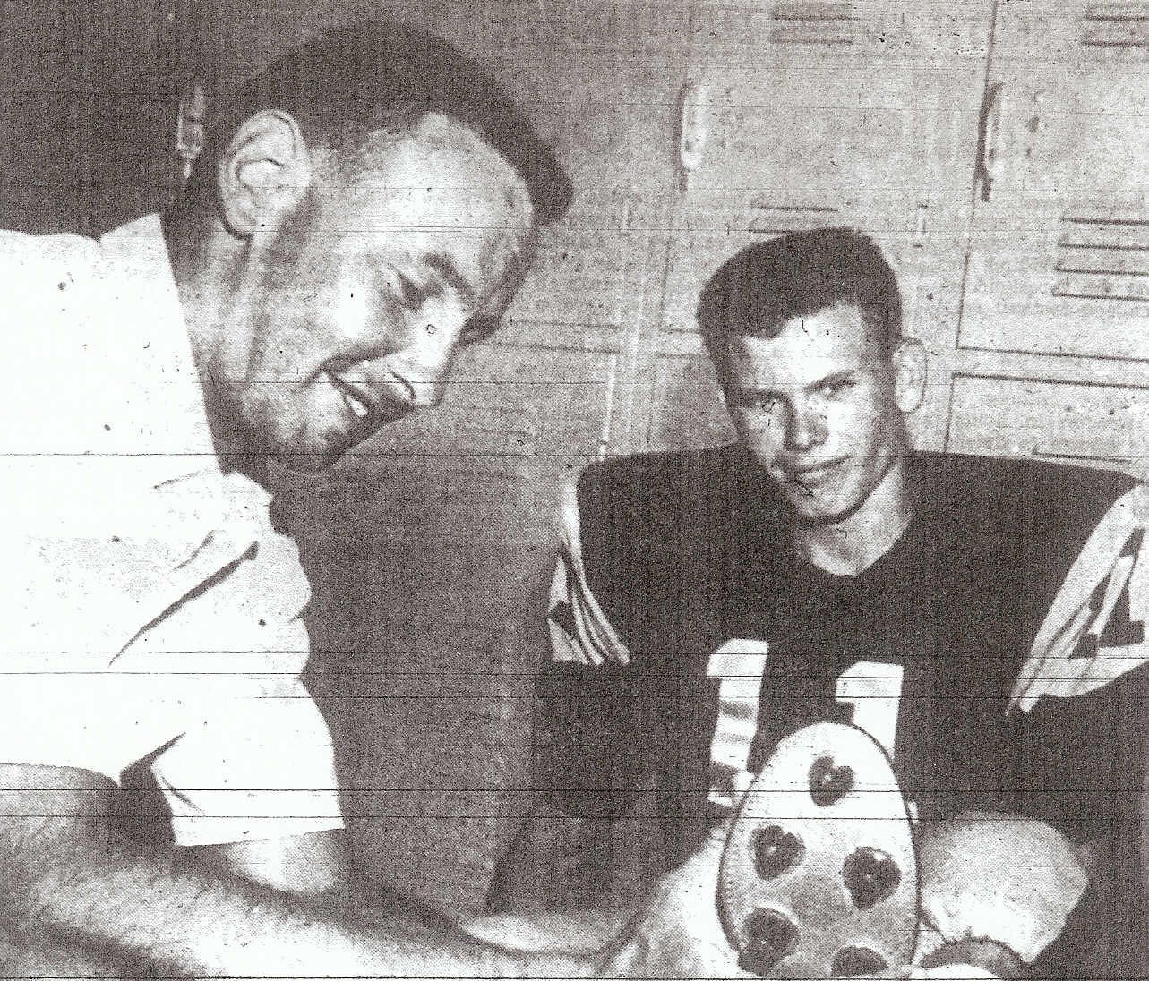 El Capitan coach Jim Erkenbeck found an essy fit for halfback Joe Sewall, all-Metropolitan League at Grossmont in 1958.