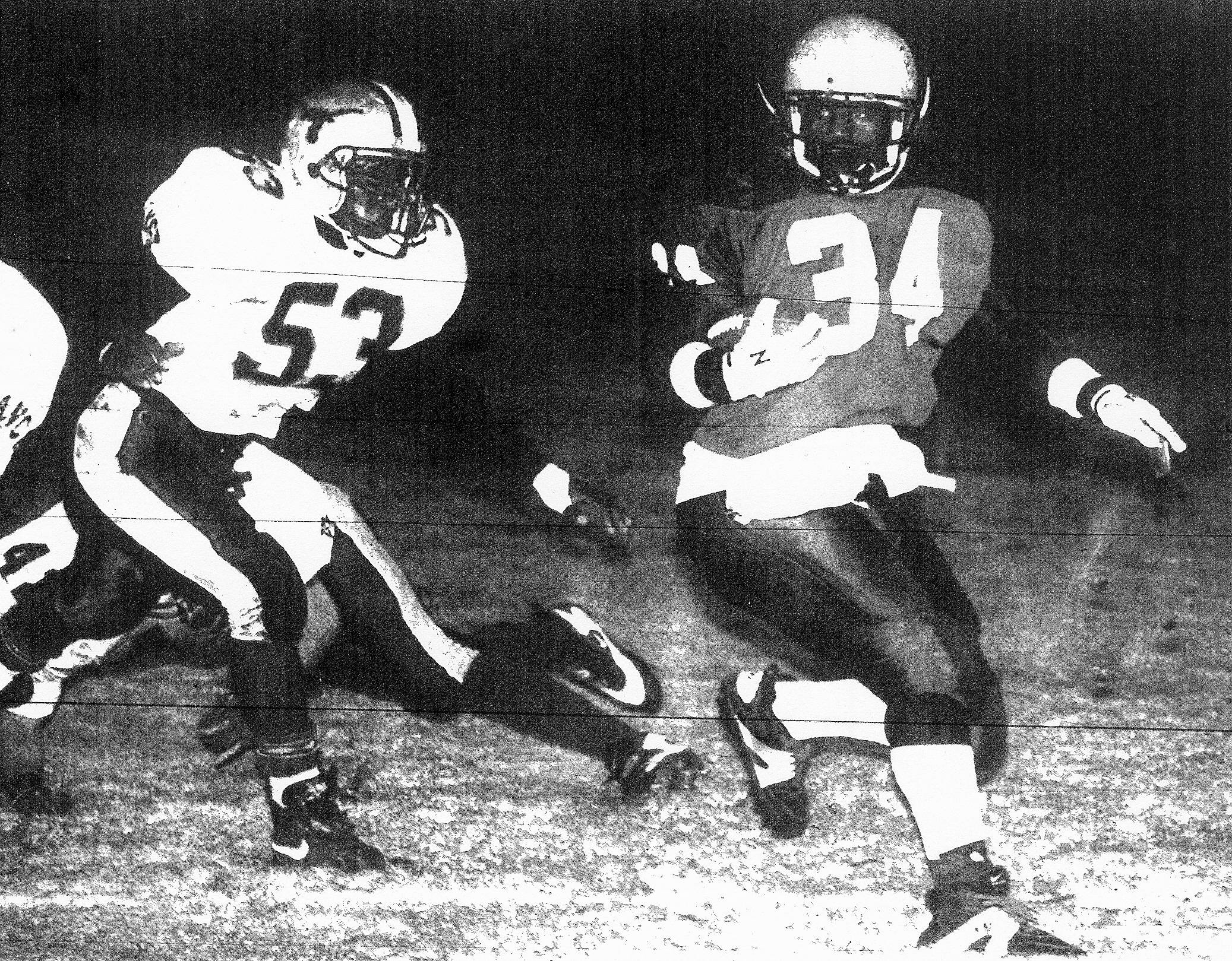 Williams went on to University of Texas and played 12 seasons in NFL, always wearing trademark No. 34.