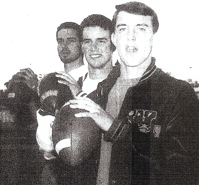 Van Raaphorst, Jeremiah, and Halsey (from left) passed for more than 17,000 yards.
