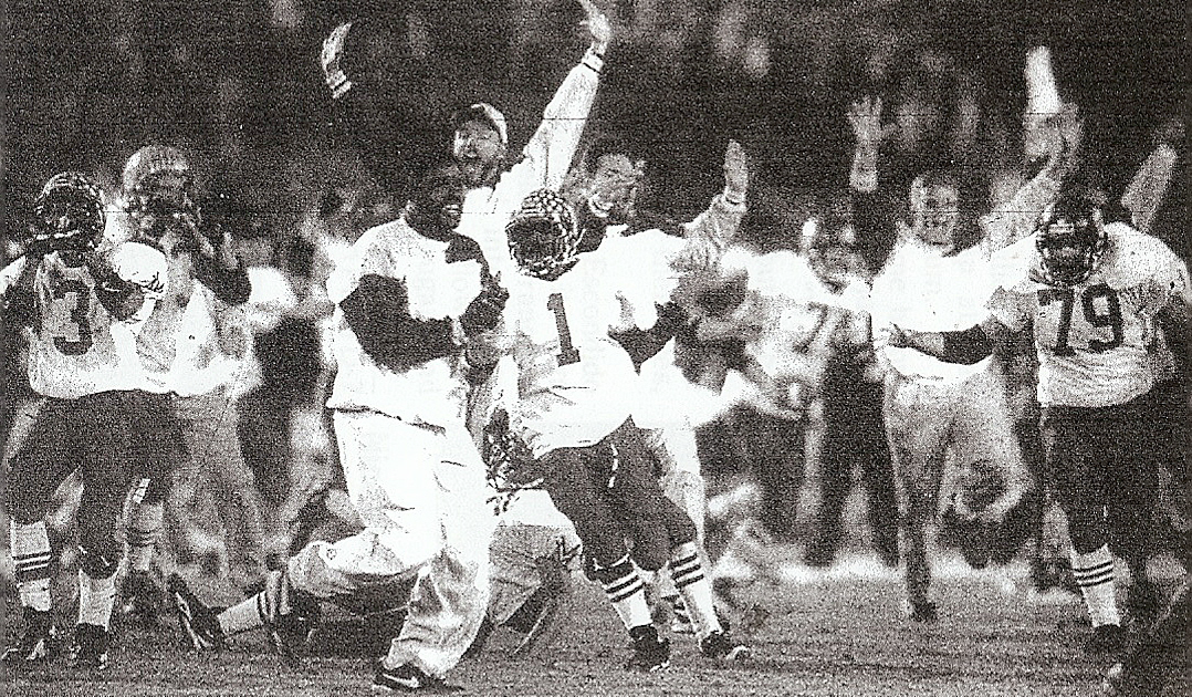 Monte Vistans flood field after Division II championship game victory against Escondido.