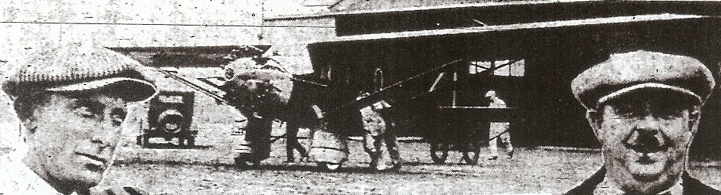 Schlee (left) and Brock liked to fly.